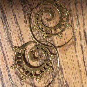 Spiral earrings